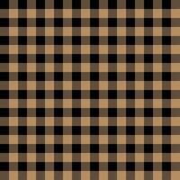 Seamless Repeating Light Brown And Black Buffalo Plaid Pattern vector
