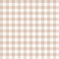 Seamless Repeating Light Brown And White Buffalo Plaid Pattern vector