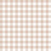 Seamless Repeating Light Brown And White Buffalo Plaid Pattern vector