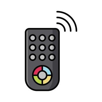 remote control icon vector design template in white background