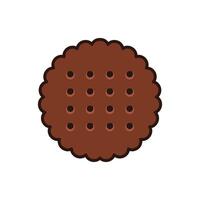 biscuit icon vector design template in white background