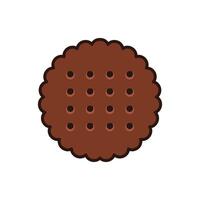 biscuit icon vector design template in white background