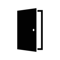 door icon vector design template in white background
