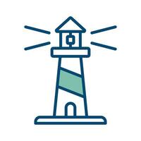 light house icon vector design template in white background