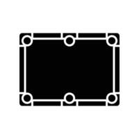 billiard table icon vector design template in white background