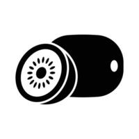 kiwi Fruta icono vector diseño modelo en blanco antecedentes