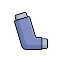 inhaler icon vector design template in white background