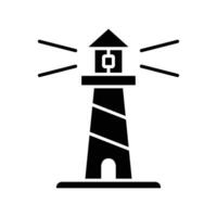 light house icon vector design template in white background