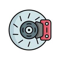 brake icon vector design template in white backgroud