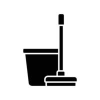 mop icon vector design template in white background