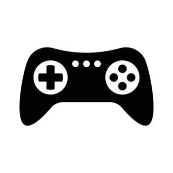 game controller icon vector design template in white background