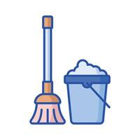 mop icon vector design template in white background