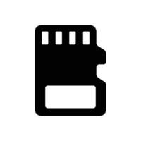 memory card icon vector design template in white background