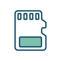 memory card icon vector design template in white background