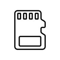 memory card icon vector design template in white background