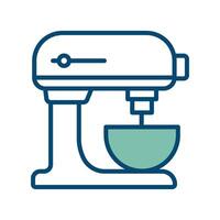 stand mixer icon vector design template in white background