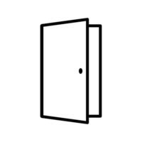 door icon vector design template in white background