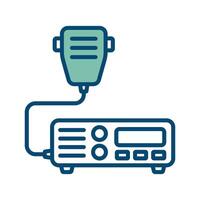 tranciever radio icon vector design template in white background