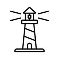 light house icon vector design template in white background