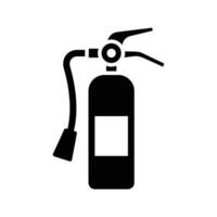 fire extinguisher icon vector design template in white background
