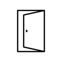 door icon vector design template in white background