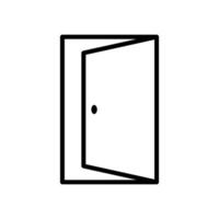 door icon vector design template in white background