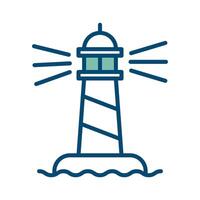 light house icon vector design template in white background