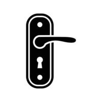 door handle icon vector design template in white background