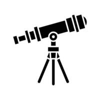 telescope icon vector design template in white background