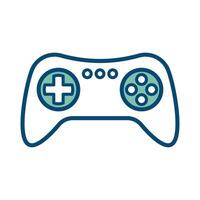 game controller icon vector design template in white background