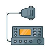 tranciever radio icon vector design template in white background