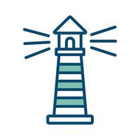 light house icon vector design template in white background