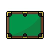 billiard table icon vector design template in white background