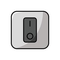 switch button icon vector design template in white background