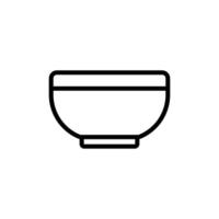 bowl icon vector design template in white background