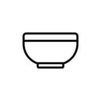 bowl icon vector design template in white background