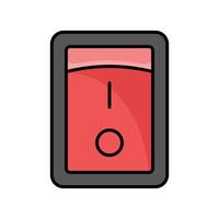 switch button icon vector design template in white background