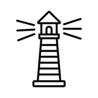 light house icon vector design template in white background