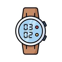 smart watch icon vector design template in white background