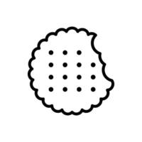 biscuit icon vector design template in white background