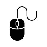 computer mouse icon vector design template in white background