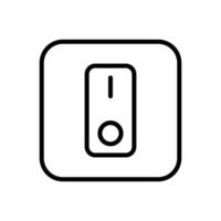 switch button icon vector design template in white background