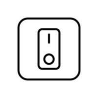 switch button icon vector design template in white background