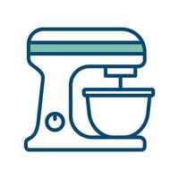 stand mixer icon vector design template in white background