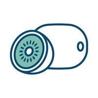 kiwi Fruta icono vector diseño modelo en blanco antecedentes