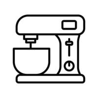 stand mixer icon vector design template in white background