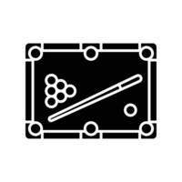 billiard table icon vector design template in white background