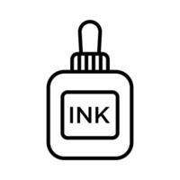 ink icon vector design template in white background