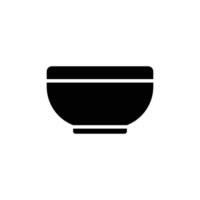 bowl icon vector design template in white background