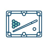 billiard table icon vector design template in white background